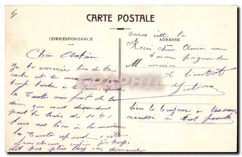 SAINT-ETIENNE — Palácio de Justiça, CG. - Verso