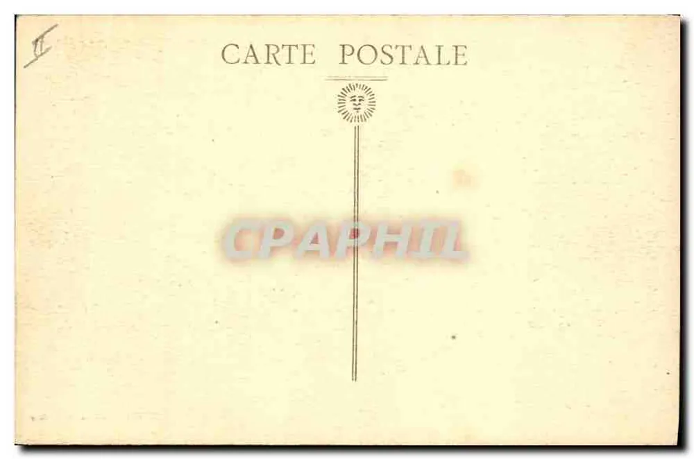 St-Etienne - Pátio e Escola de Desenho — Edit. H. Duhem, St-Etienne - Verso