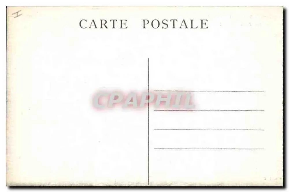 Saint-Étienne — Der Platz und das Rathaus — Verlag J.T. - Rückseite