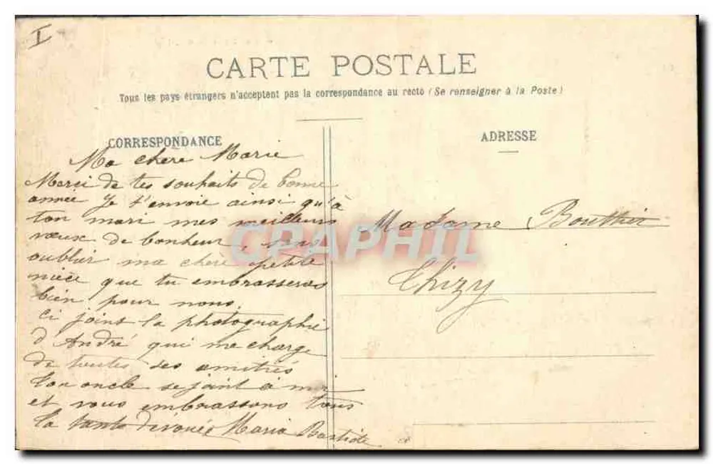 St-ÉTIENNE - Um Canto de Marengo — Editor Nouvelles Galeries, St-Étiennne - Verso