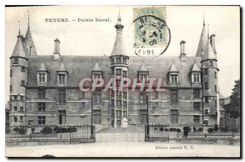 Nevers — Palácio Ducal — Edição especial N. G. - Frente