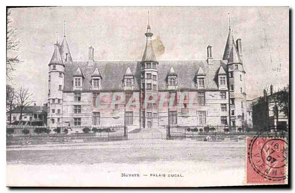 Nevers — Palácio Ducal — Editor não identificado, n° de série não visível - Frente