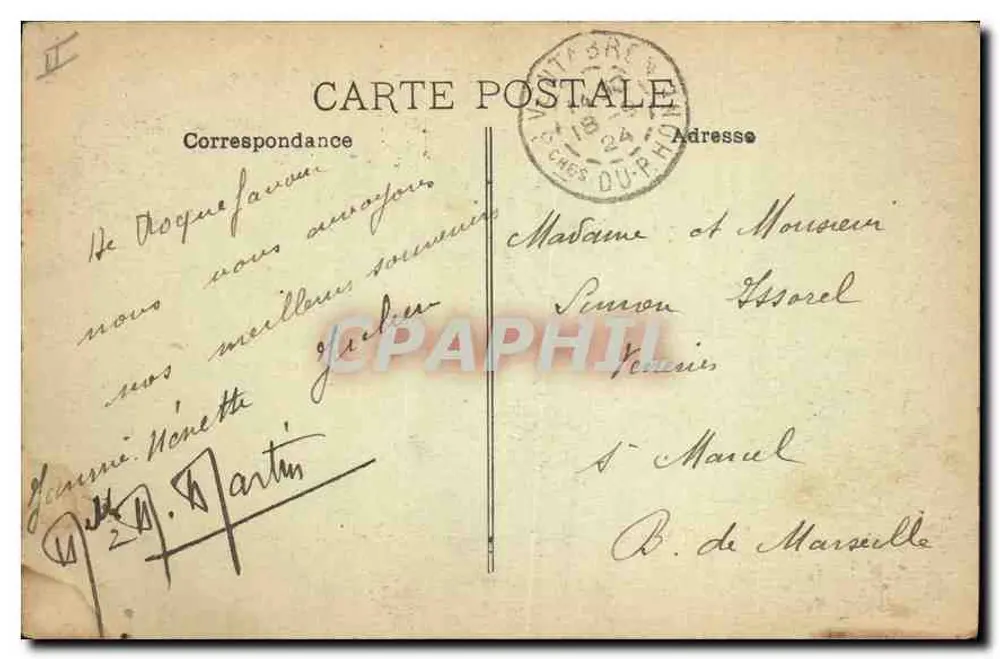 Die drei Brücken — Roquefavour — Sammlung Mabillon, Aix-en-Provence - Rückseite