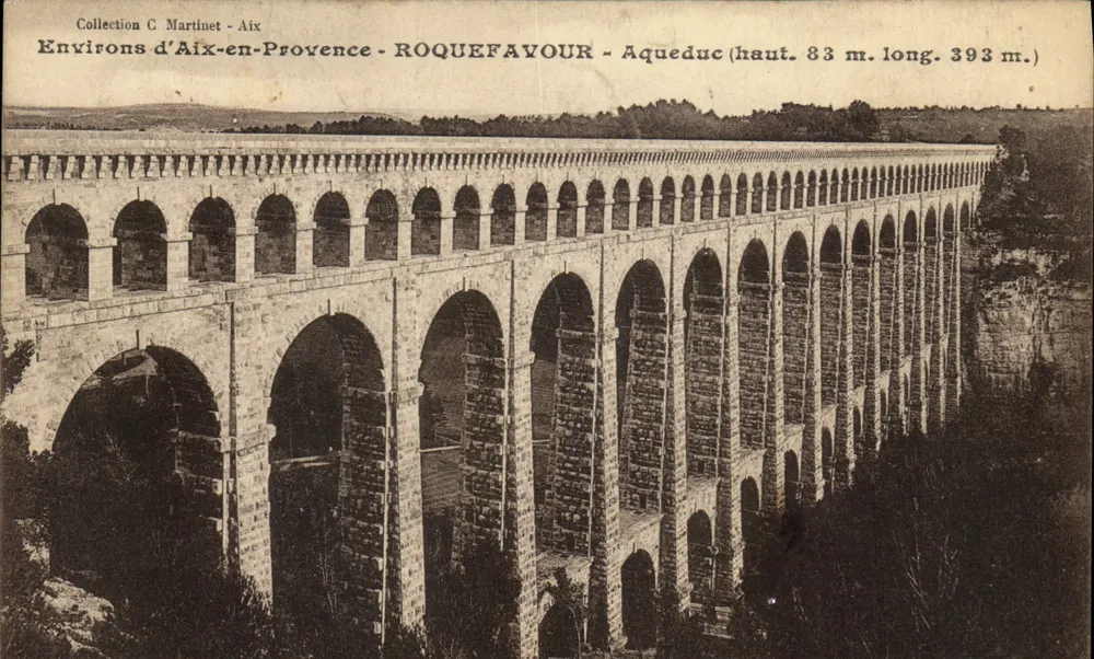 रॉकफैवर - एक्वेडक - एक्स-एन-प्रॉवेंस के आसपास - कलेक्शन सी. मार्टिनेट - एक्स - आगे