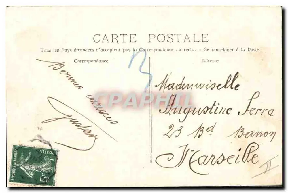 Roquefeuil - Sotto il Viadotto del P. L. M. — Edizione Arquier - Verso