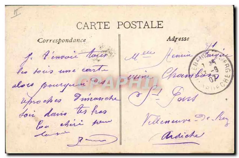 Umgebung von Aix-en-Provence — Roquefaudour, Ausgang der Station — Sammlung C. M. - Rückseite