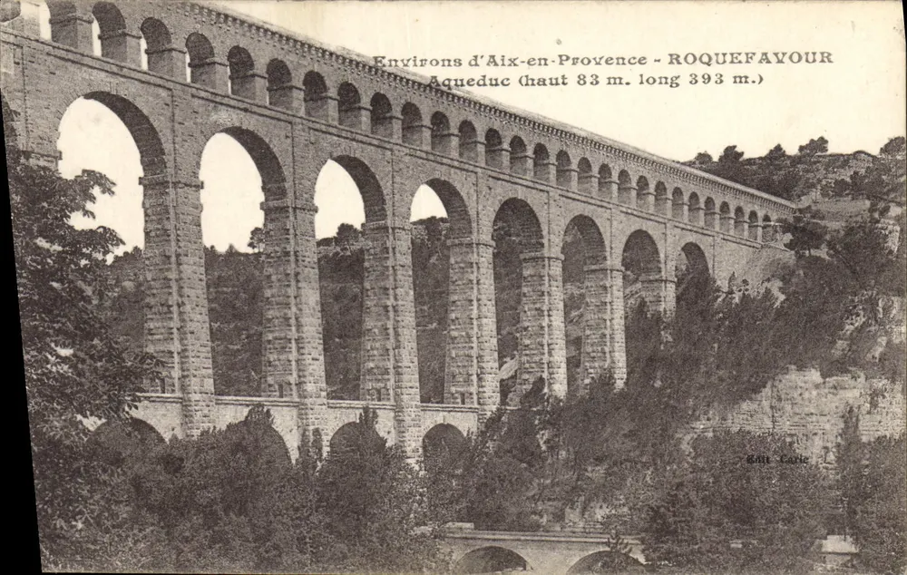 Aigueduc de Roquefavour — Omgeving van Aix-en-Provence — Ed. Caille n° 127 - Voorkant