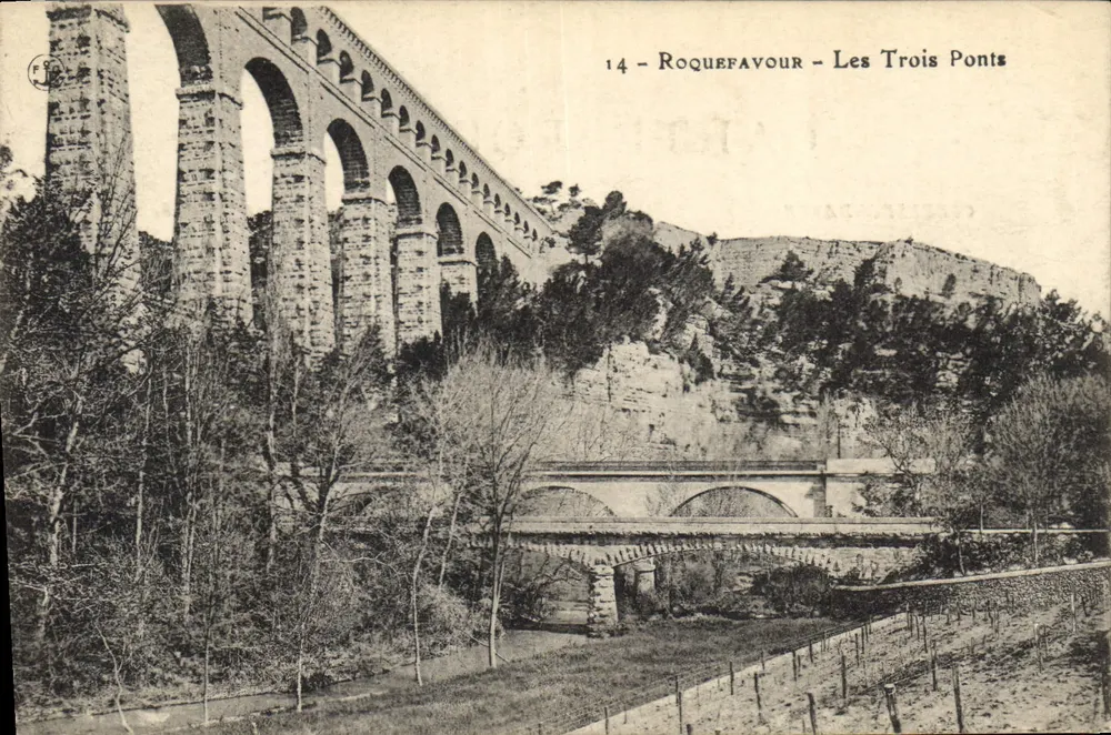 Roquefavour — Trzy Mosty — Wydawca J.C. nr 14 - Awers