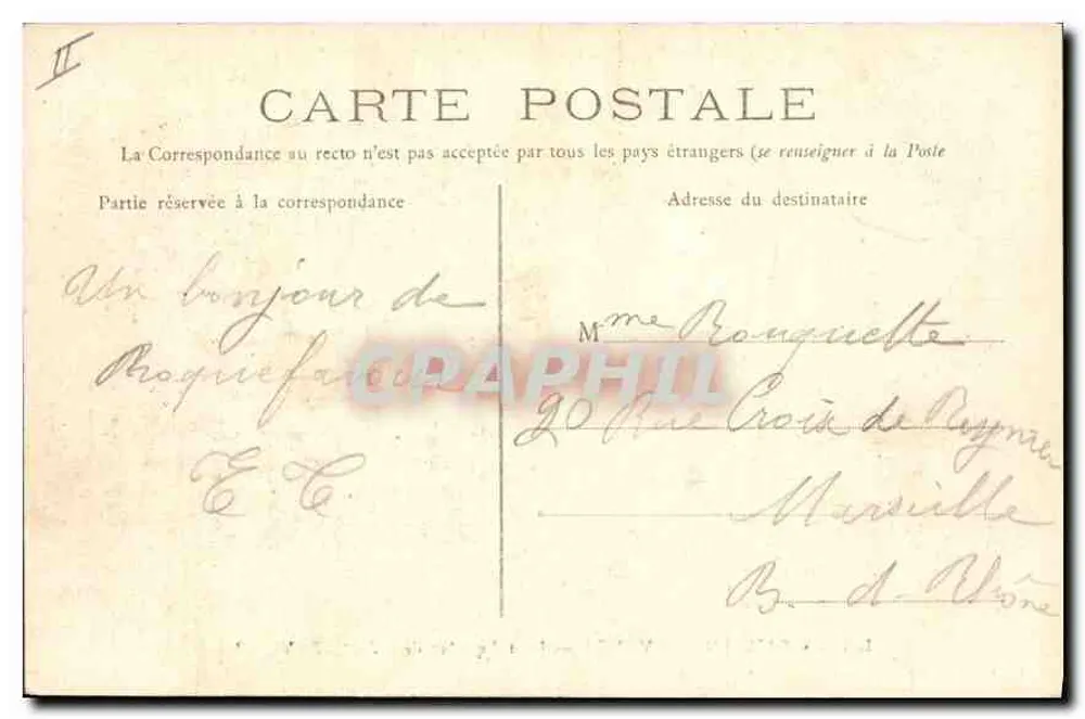 Dintorni di AIX-EN-PROVENCE — Ponte-Aquedotto di ROQUEFAVOUR — Germanet, edit. - Verso