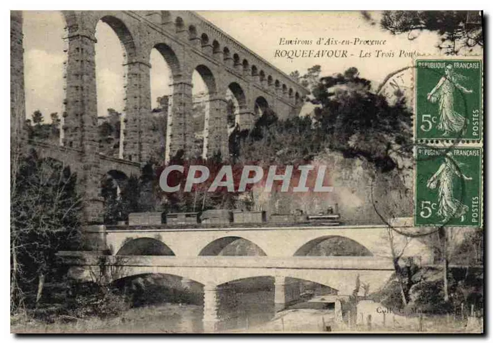 Roquefeuil - Die Drei Brücken — Umgebung von Aix-en-Provence - Vorderseite