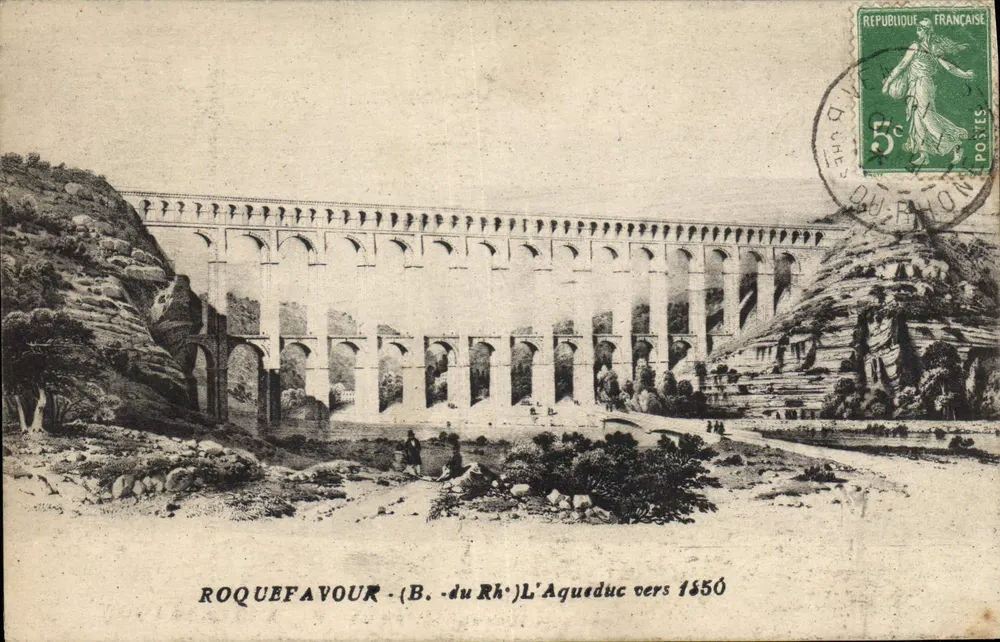 रॉकफैवर (बी. ड्यू रोन) — एक्वेडक लगभग 1850 — अपरिचित प्रकाशक - आगे