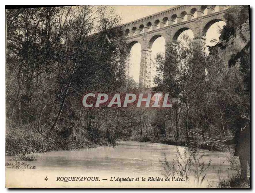 Roquefavour — Das Aquädukt und der Fluss Arc — Impr. Lévy Fils & Cie, Paris - Vorderseite