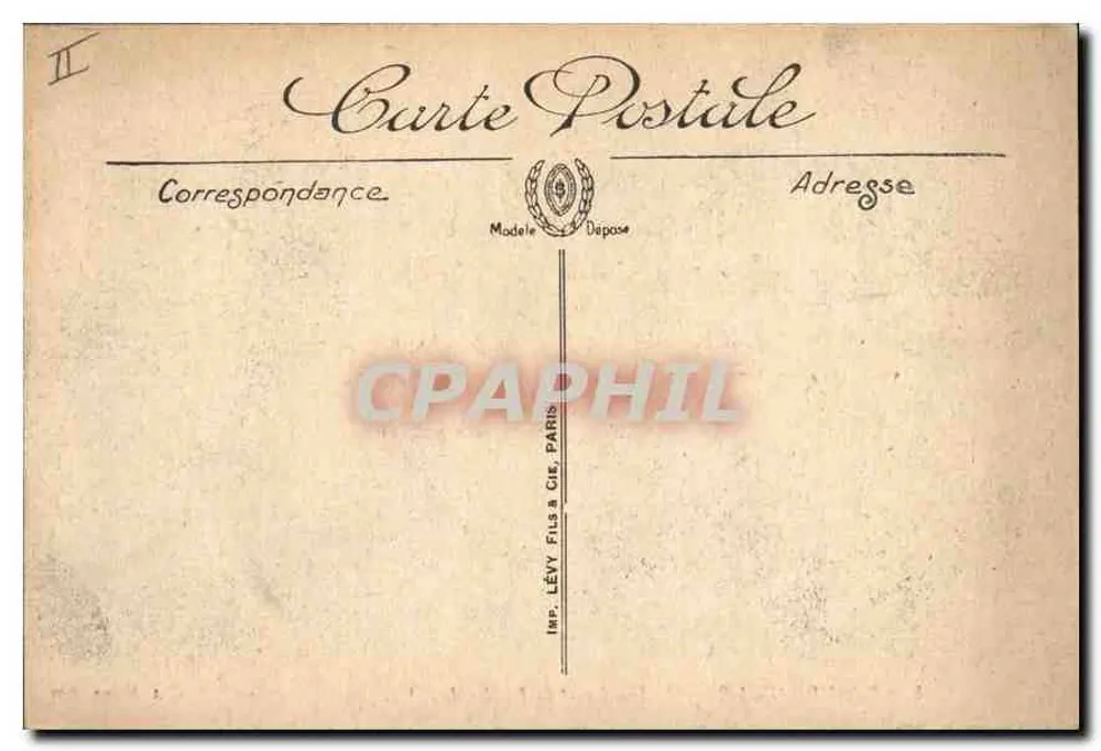 Roquefavour — Das Aquädukt und der Fluss Arc — Impr. Lévy Fils & Cie, Paris - Rückseite