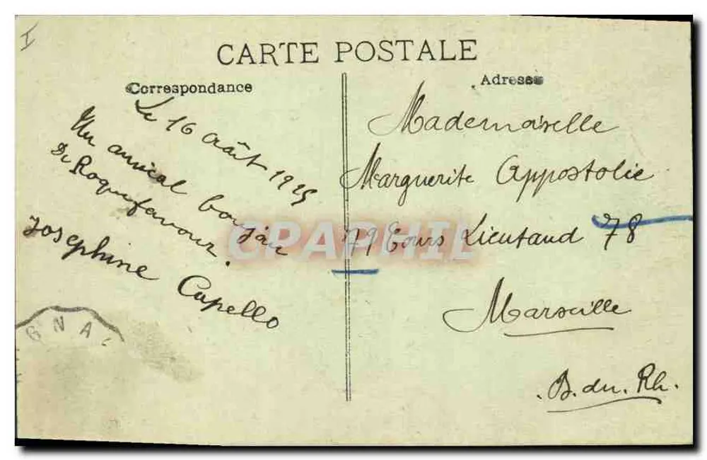 Omgeving van Aix en Provence — Roquefavour — Het Aquaduct (hoog 83 m, lang 393 m) - Achterkant