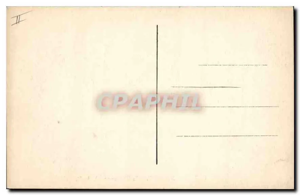 Pequeno Castelet, perto de Tarascon (B.-du-R.) — sala de jantar com mesas e cruz — editor desconhecido, número de série não visível - Verso