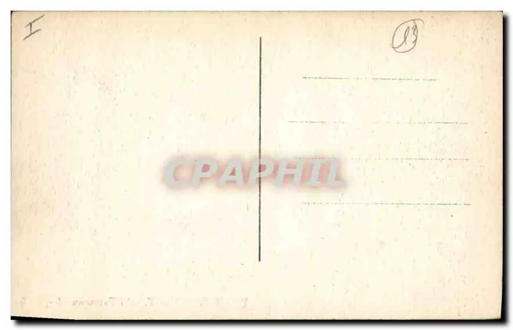 Pequeno Castelet, perto de Tarascon (B.-du-R) — corredor com arcos — editor não identificado - Verso