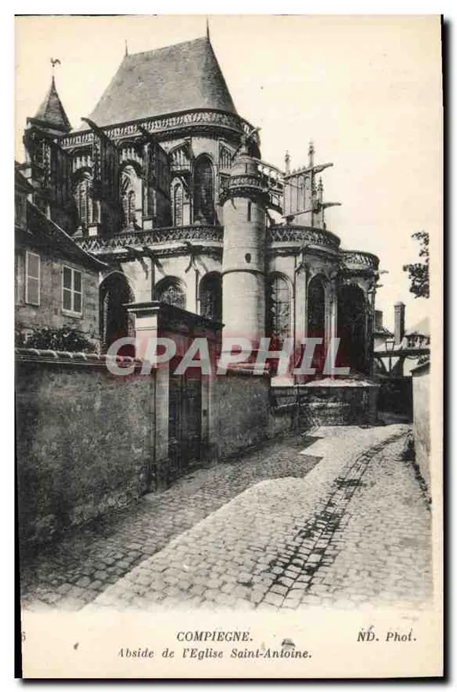 Compiegne — Abside da Igreja de Santo Antônio — ND. Fot. - Frente