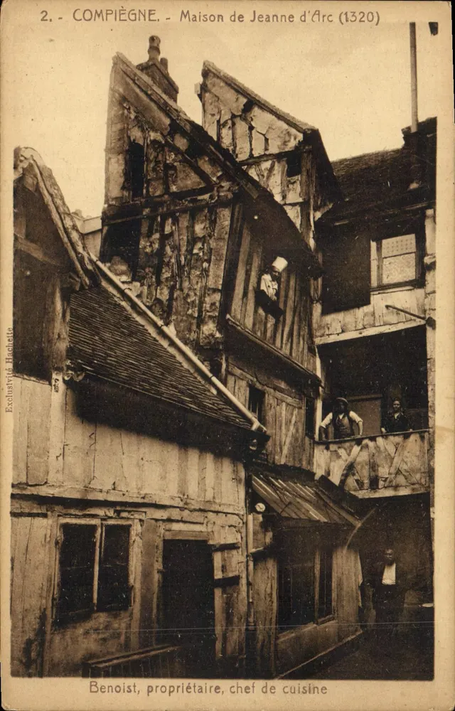 Compiègne - Maison de Jeanne d'Arc (1320) — Exclusivität Hachette - Vorderseite