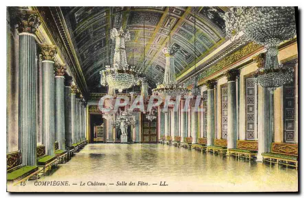 Compiègne — O Castelo — Sala das Festas — LL. — n°15 - Frente