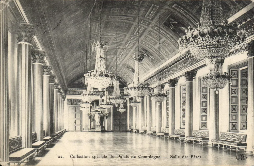 Schloss Compiègne — Saal der Feste — Spezialkollektion — n°22 - Vorderseite