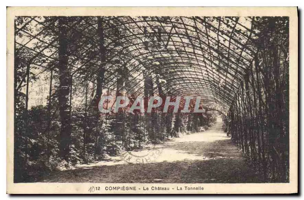 Compiègne - O Castelo - A Tonnelle — editor anônimo, n° 12 - Frente