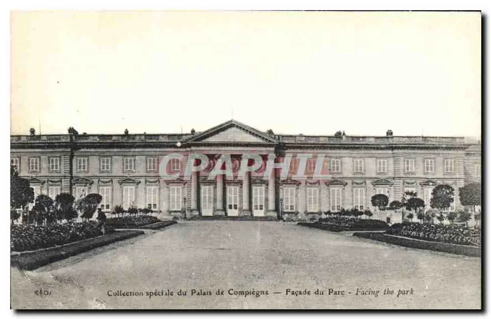 Palácio de Compiègne — Fachada do Parque - Frente