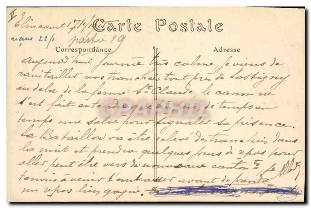 Compiegne — Brama Arsenalu — Lambert Henry, Compiègne. ND. Fot. - Rewers