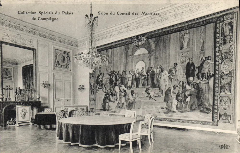 Sitzungssaal des Rates — Palast von Compiègne — Spezialkollektion des Palastes von Compiègne - Vorderseite