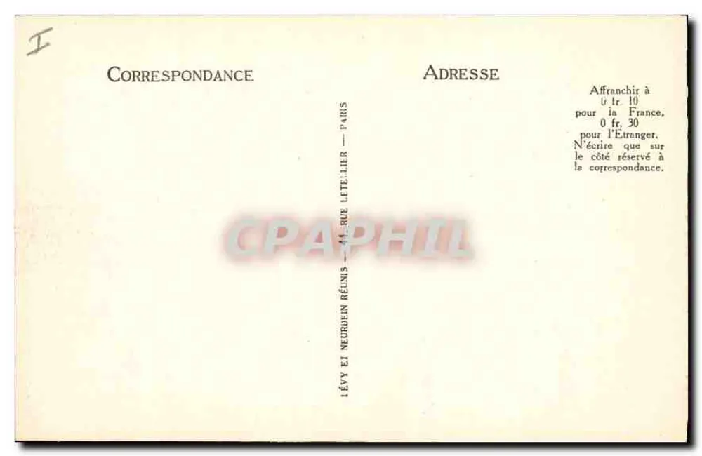 코미에gne 궁전 — 베우-몽트 전경 — ND - 뒷면