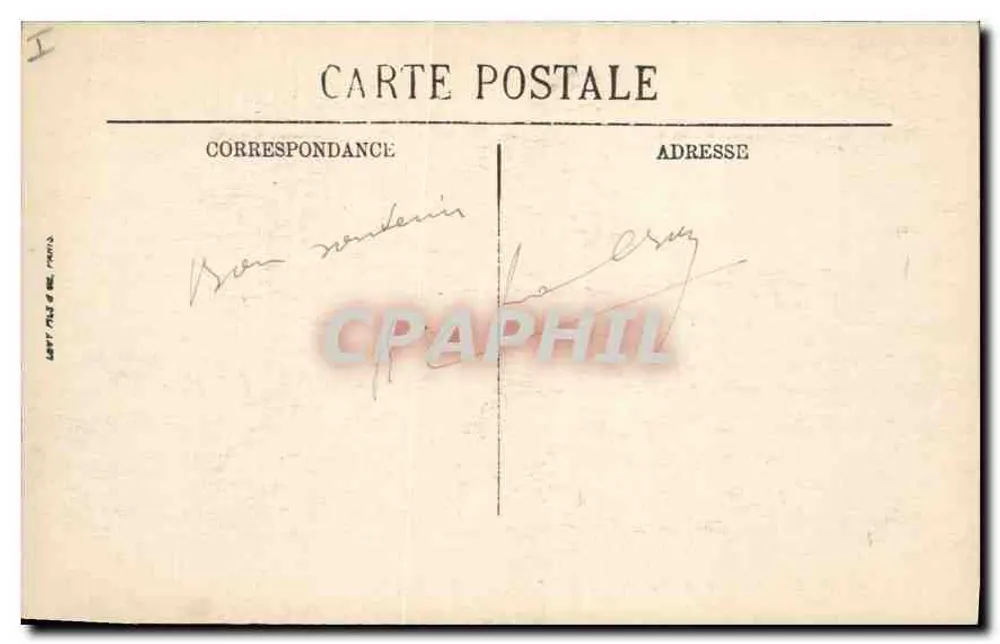 Compiègne — Avenida dos Beaux Monis — LL - Verso