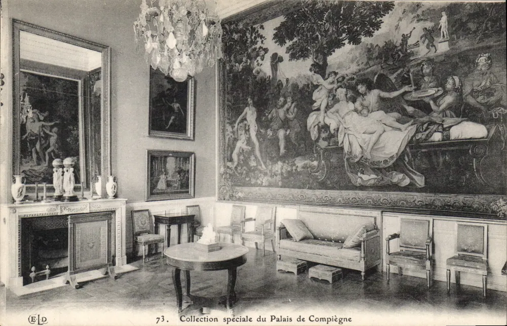 Sala do Palácio de Compiègne — Coleção especial — Editor ELD, n° 73 - Frente