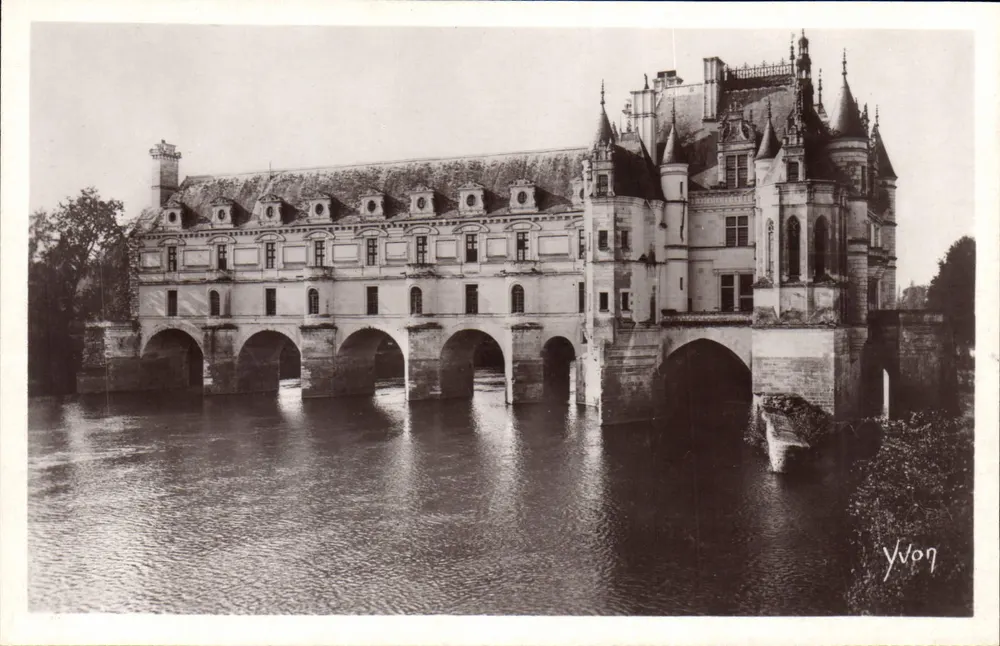 Castelo de Chenonceau — Fachada Nordeste — Edição d'Art YVON - Frente