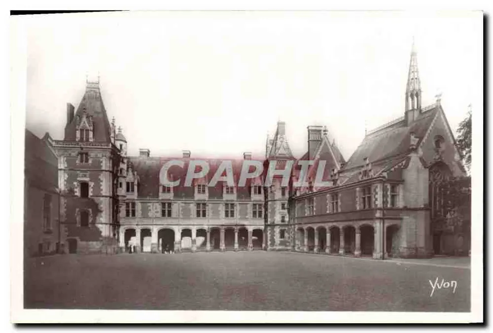 Schloss Blois — Flügel Louis XII und die Kapelle — Edition d'Art Yvon - Vorderseite