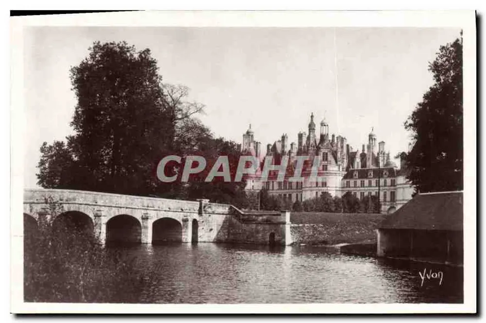 Zamek Chambord — Zamek Loary — Wydawnictwo Sztuk YVON, Paryż - Awers