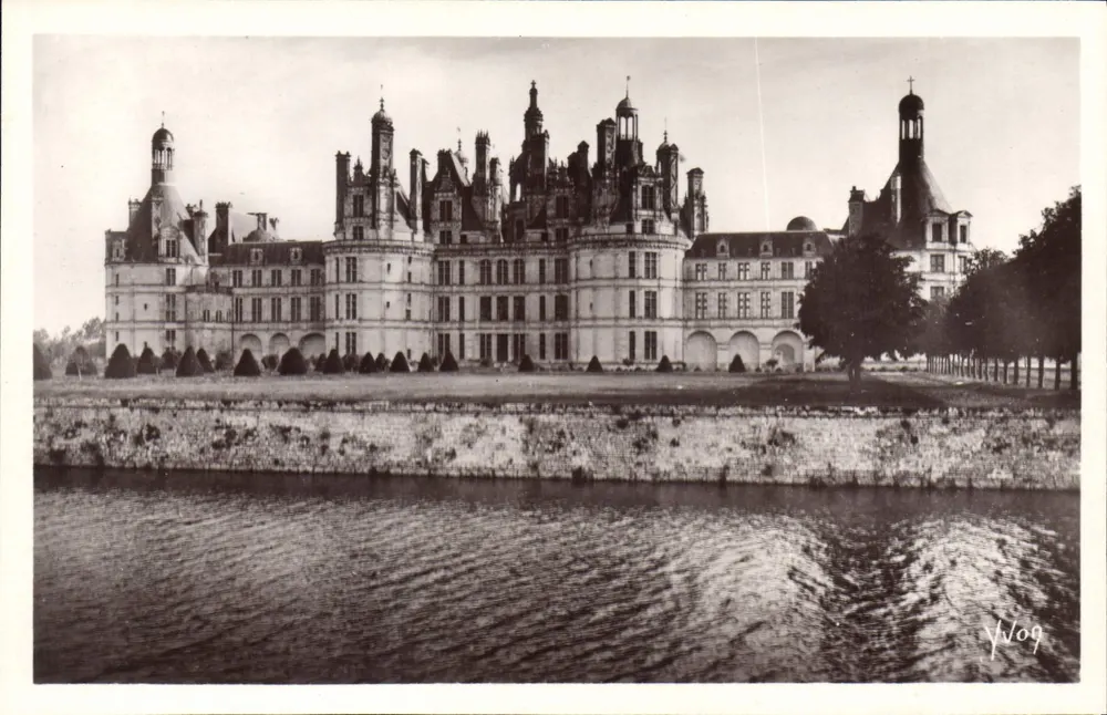Castello di Chambord — Facciata Nord — Edizione d'Arte YVON, Francia - Recto