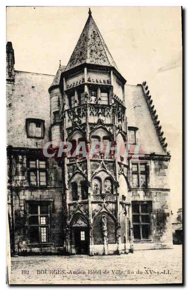 Bourges - Oud Stadhuis, eind van de 15e eeuw - Voorkant