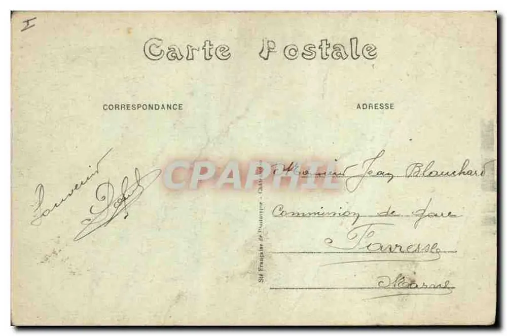 Bourges — Konvent der Schwestern der Barmherzigkeit — vorübergehendes Krankenhaus - Rückseite