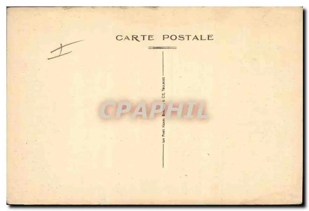 Senlis — Gallo-Römische Umfriedung und Ruinen des Schlosses — Verlag H. P. T. & Cie, Toulouse - Rückseite