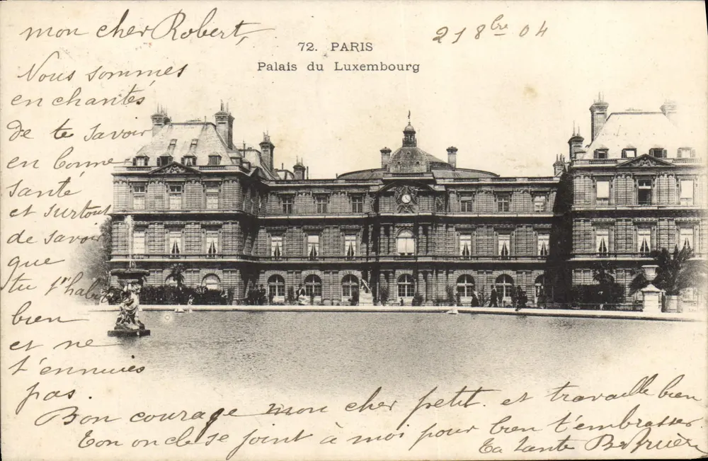 Palácio do Luxembourg — Paris — editor 72 - Frente