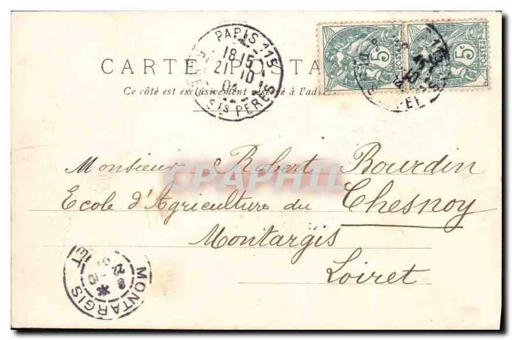 Palácio do Luxembourg — Paris — editor 72 - Verso