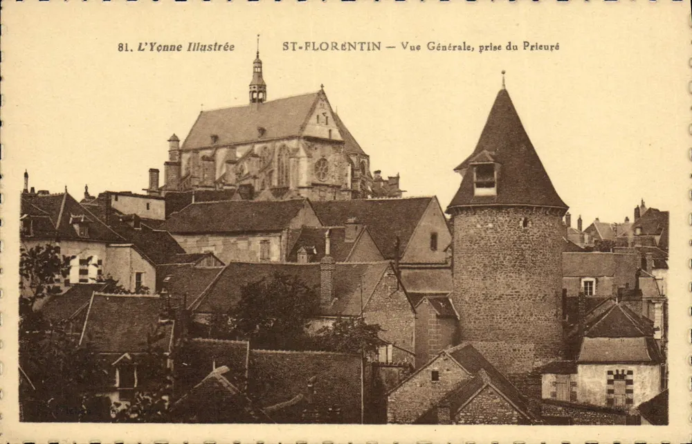 St-Florentin — Allgemeiner Blick, vom Prileuré aus — L'Yonne Illustrée, Nr. 81 - Vorderseite
