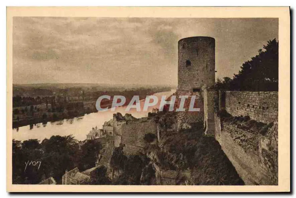 Chinon - Tour du Moulin und Tal der Vienne — Art Edition YVON, Nr. 48 - Vorderseite
