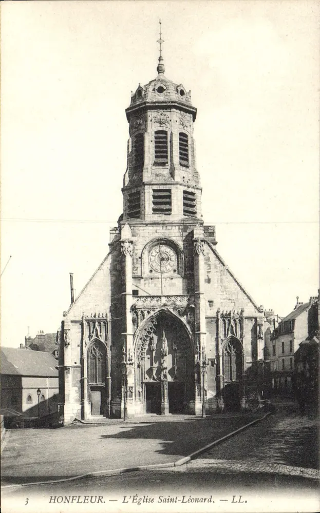 Honfleur — A Igreja de São Leão — LL. - Frente