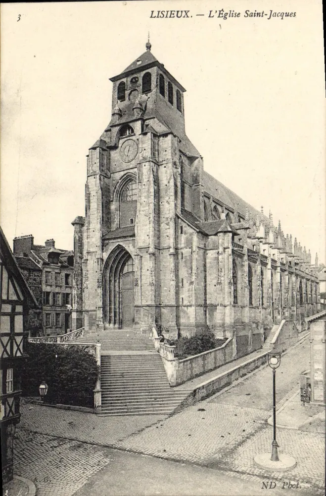 Lisieux — A Igreja de São Jacó — ND Fot. - Frente