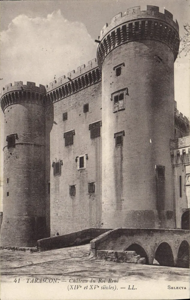 Tarascon — Schloss des Königs René (14. und 15. Jahrhundert) — LL. SELECTA - Vorderseite