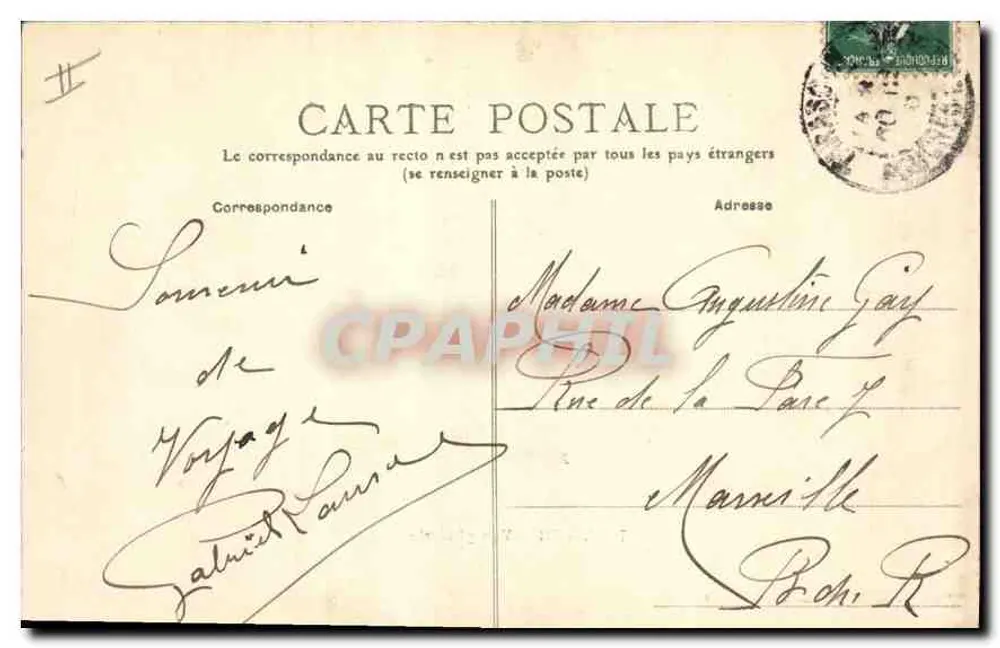 Tarascon — Vista geral — Fot. Blanchin, Tarascon - Repr. int. - Verso