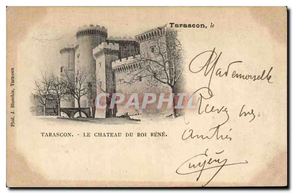 Tarascon — O Castelo do Rei René — Fot. J. Blanchin, Tarascon - Frente