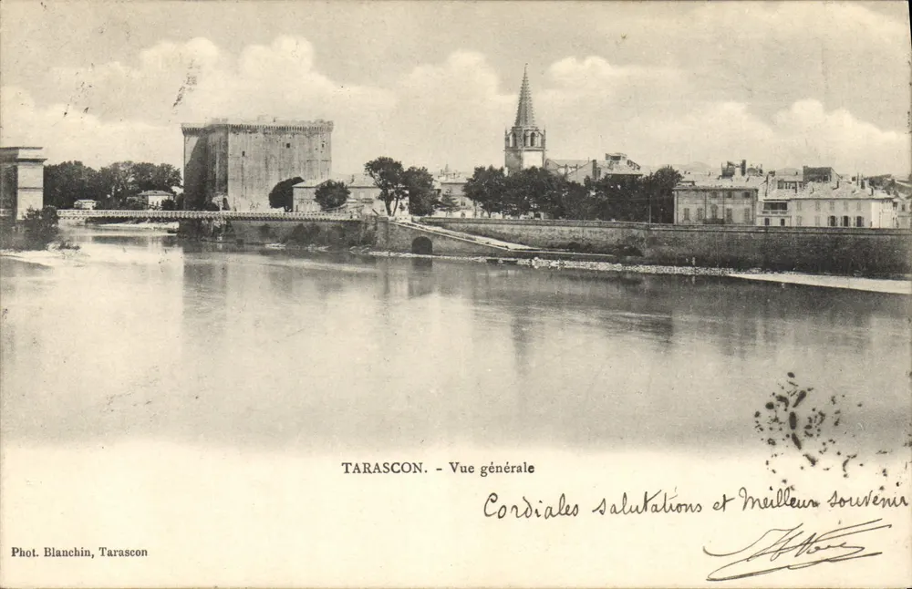 Tarascon — Vista geral — Fot. Blanchin, Tarascon - Frente