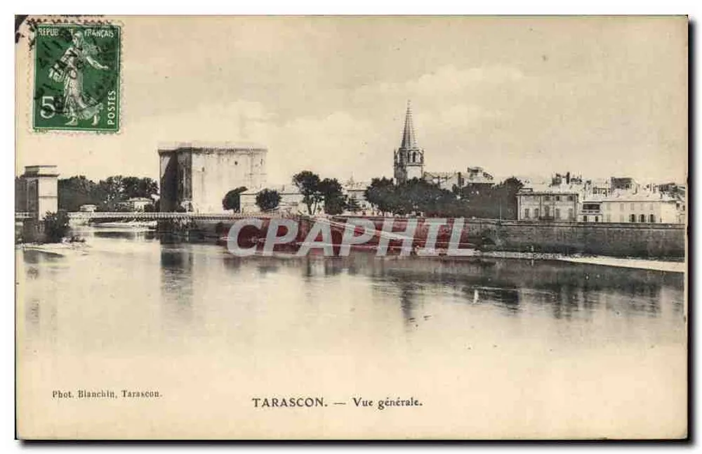 Tarascon — Vista geral — Phot. Blanchin, Tarascon - Frente
