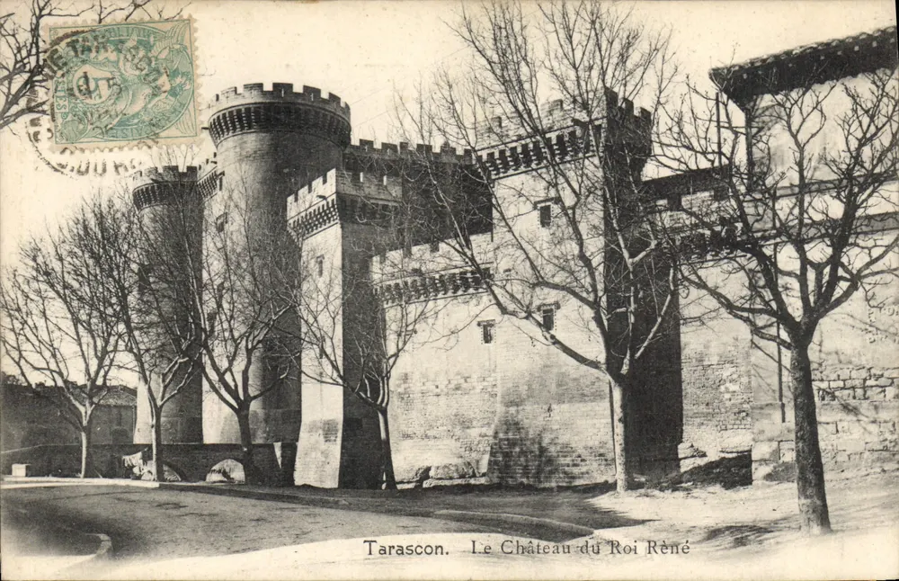 Tarascon — O Castelo do Rei René — Photo-Atelier Randoni, Marselha - Frente
